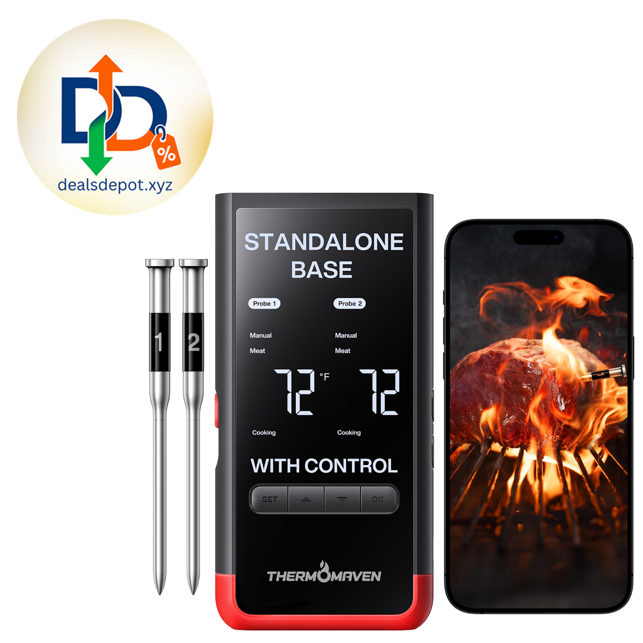 ThermoMaven WiFi Wireless Meat Thermometer