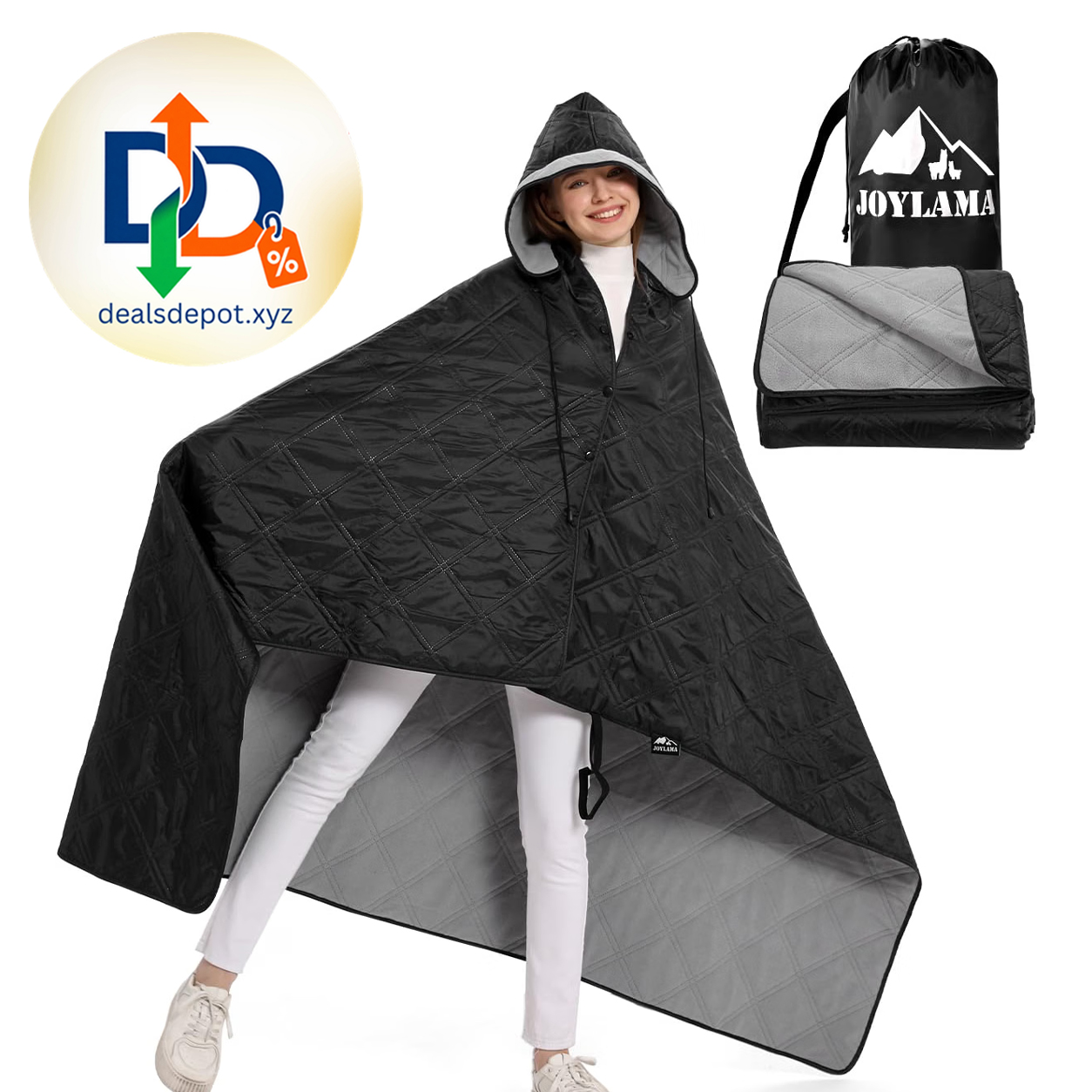 Outdoor Waterproof Fleece Camping Blanket – 79" x 54"