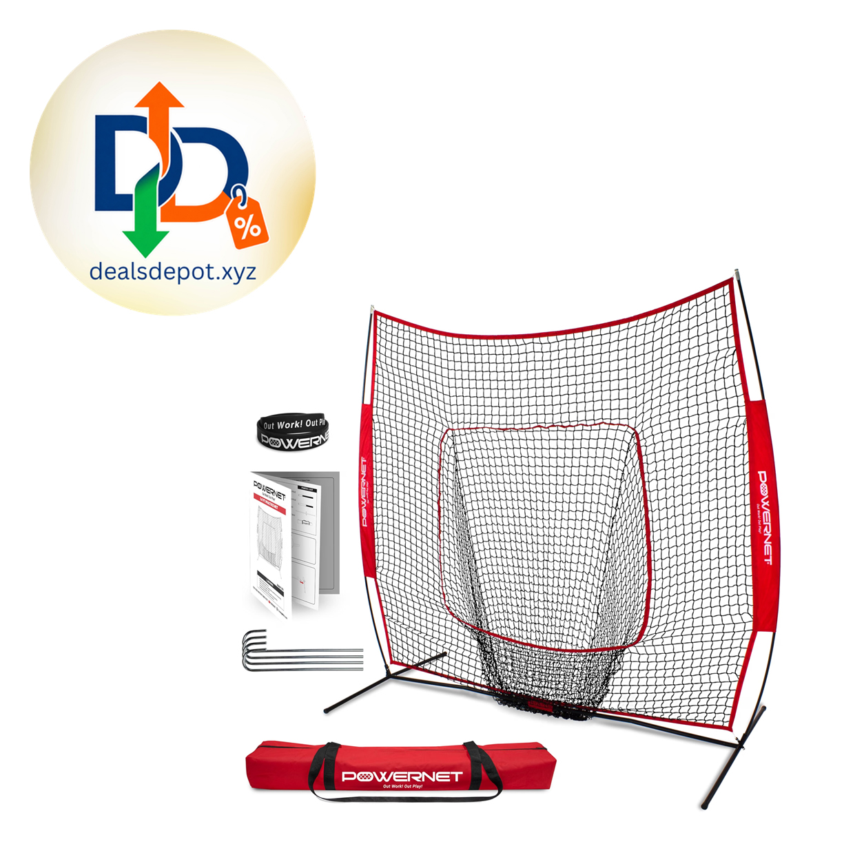 PowerNet 7x7 Baseball & Softball Practice Net
