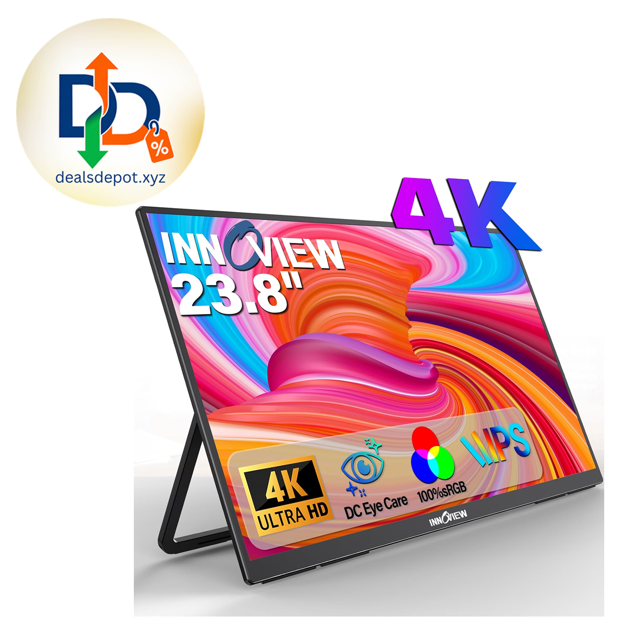 InnoView 23.8" 4K Portable Monitor