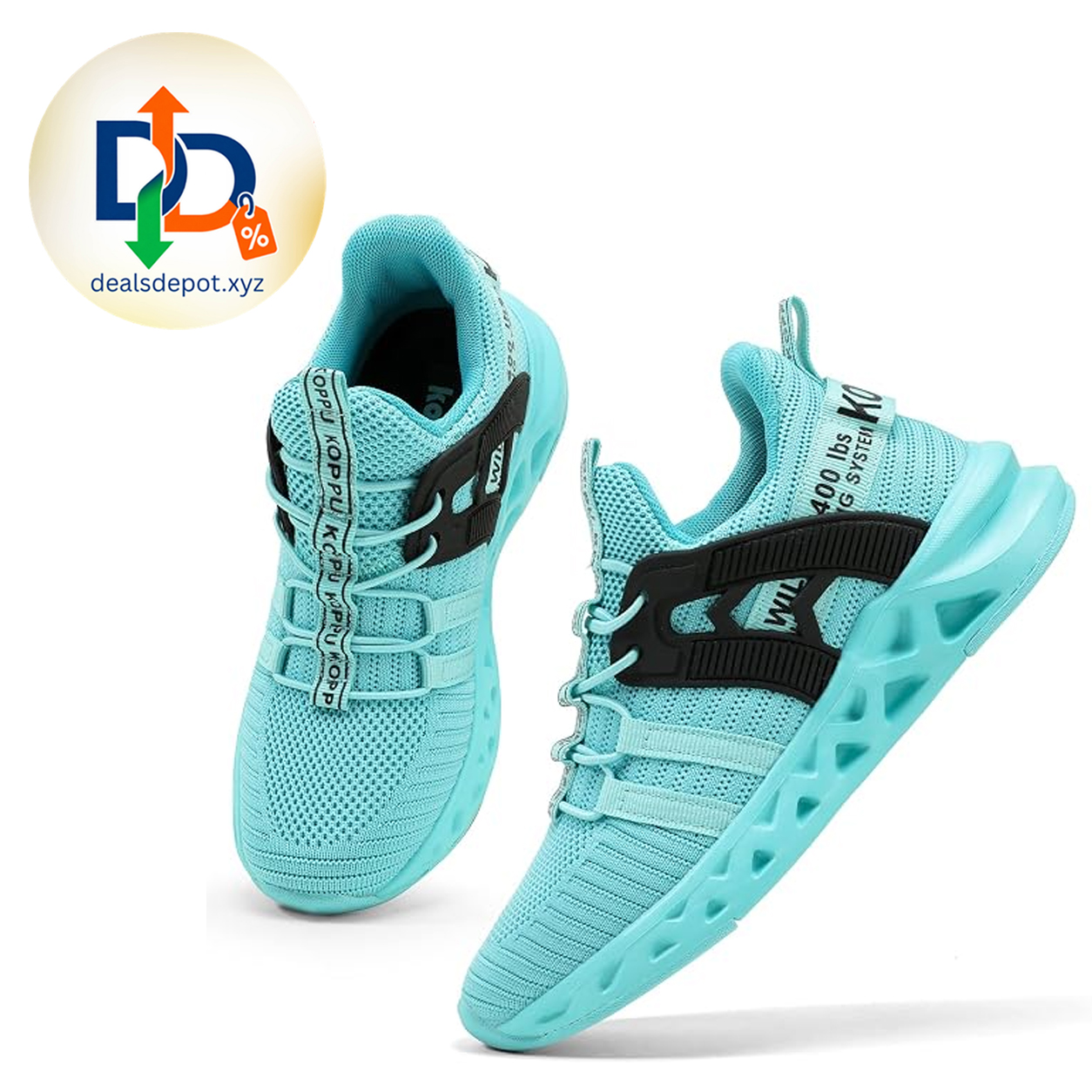 koppu Kids Boys Tennis Shoes for Girls Lightweight Slip on Running Sneakers Breathable, Comfortable, Non Slip, No tie, Athletic, Walking, Gym, Sports, School, Daily Play, Toddler Little Big Kids