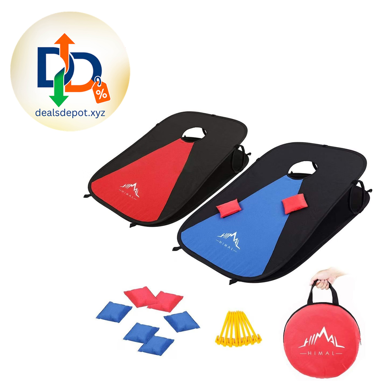 Himal Outdoors Portable Cornhole Board Set