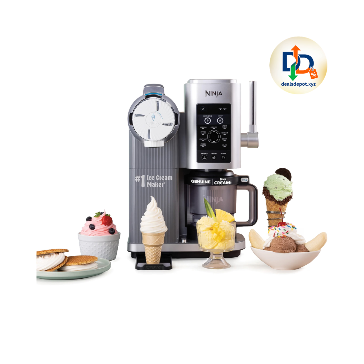 Ninja CREAMi Scoop & Swirl 13-in-1