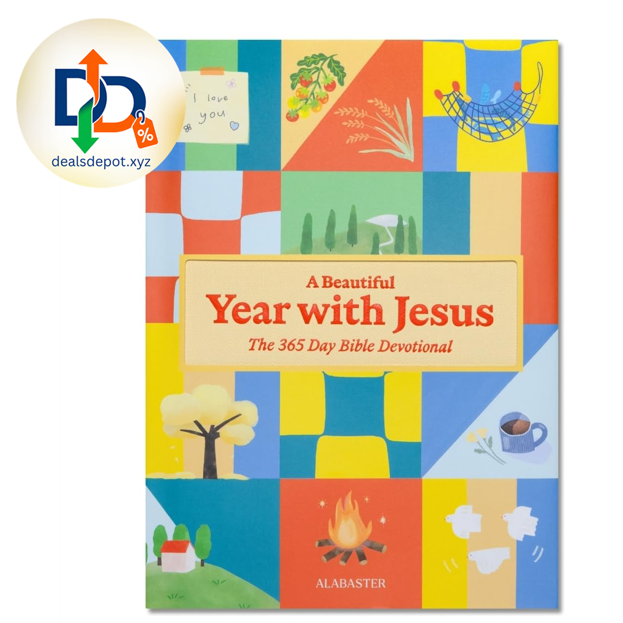 A Beautiful Year with Jesus (HC): The Daily Devotional For 365 Days in the Bible | Bible Study Guide for Spiritual Growth