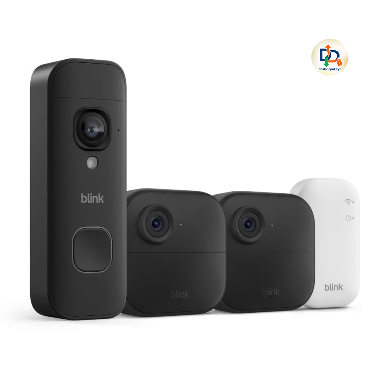 Blink 2K+ Doorbell + 2 Outdoor 4 Cameras