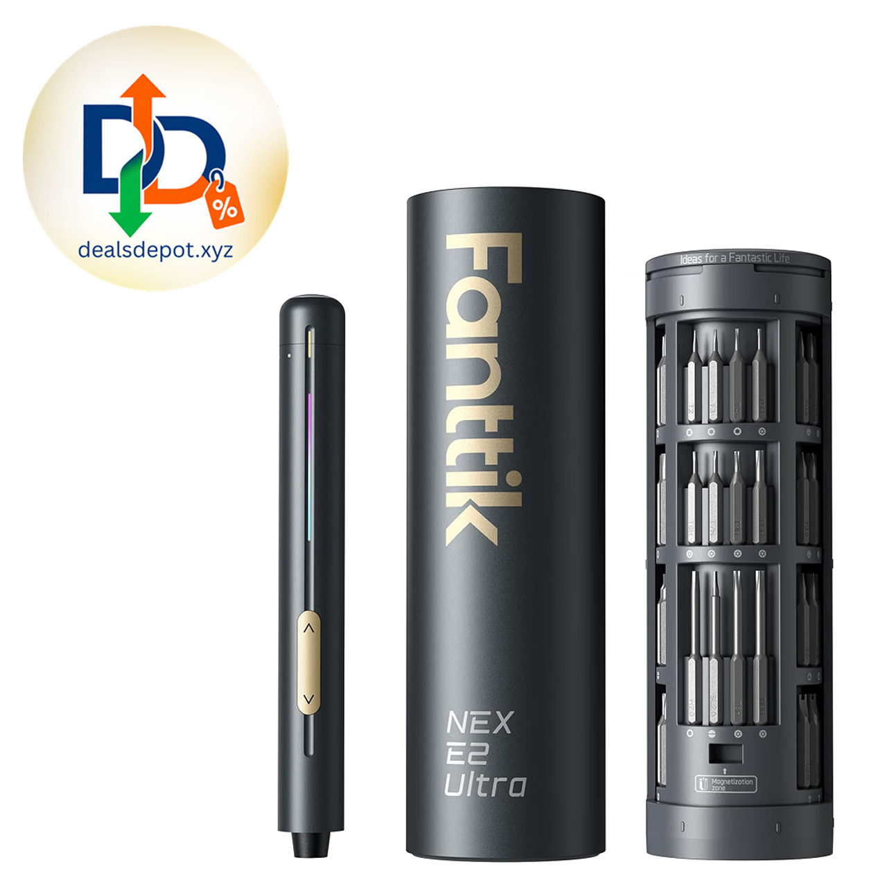 Fanttik E2 Ultra Electric Screwdriver – 50 Bits