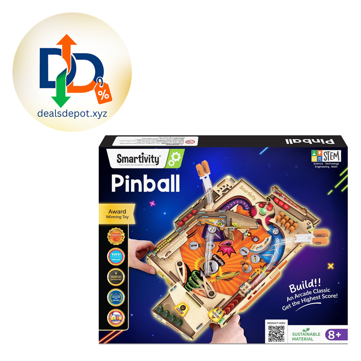 Smartivity DIY Pinball Machine STEM Kit