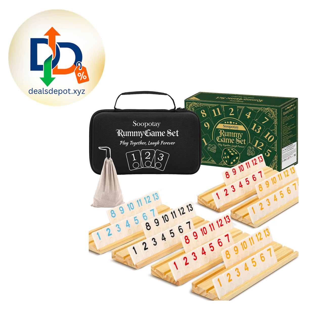 Rummy Game Set for 2–6 Players
