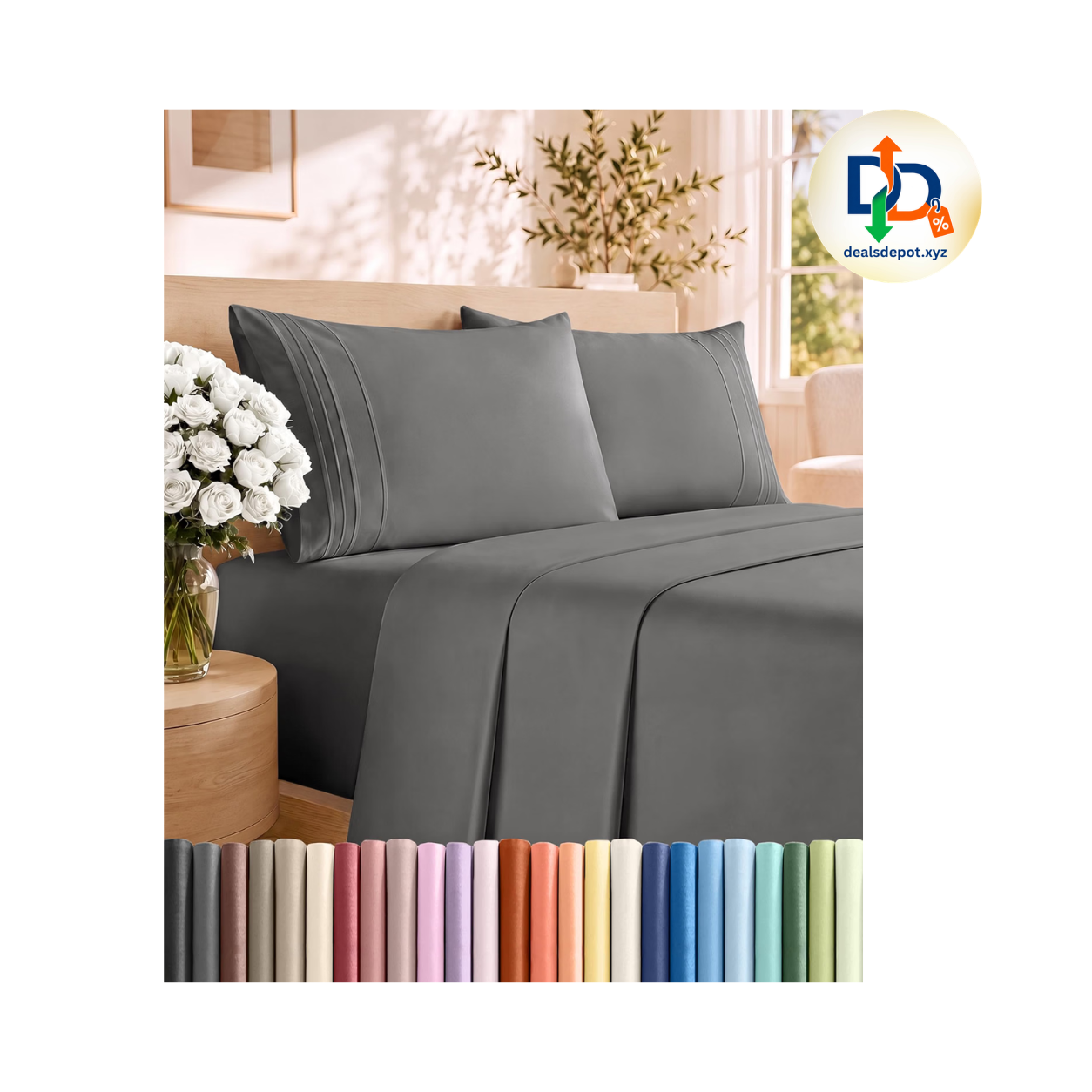 CGK Unlimited Queen 4-Piece Sheet Set