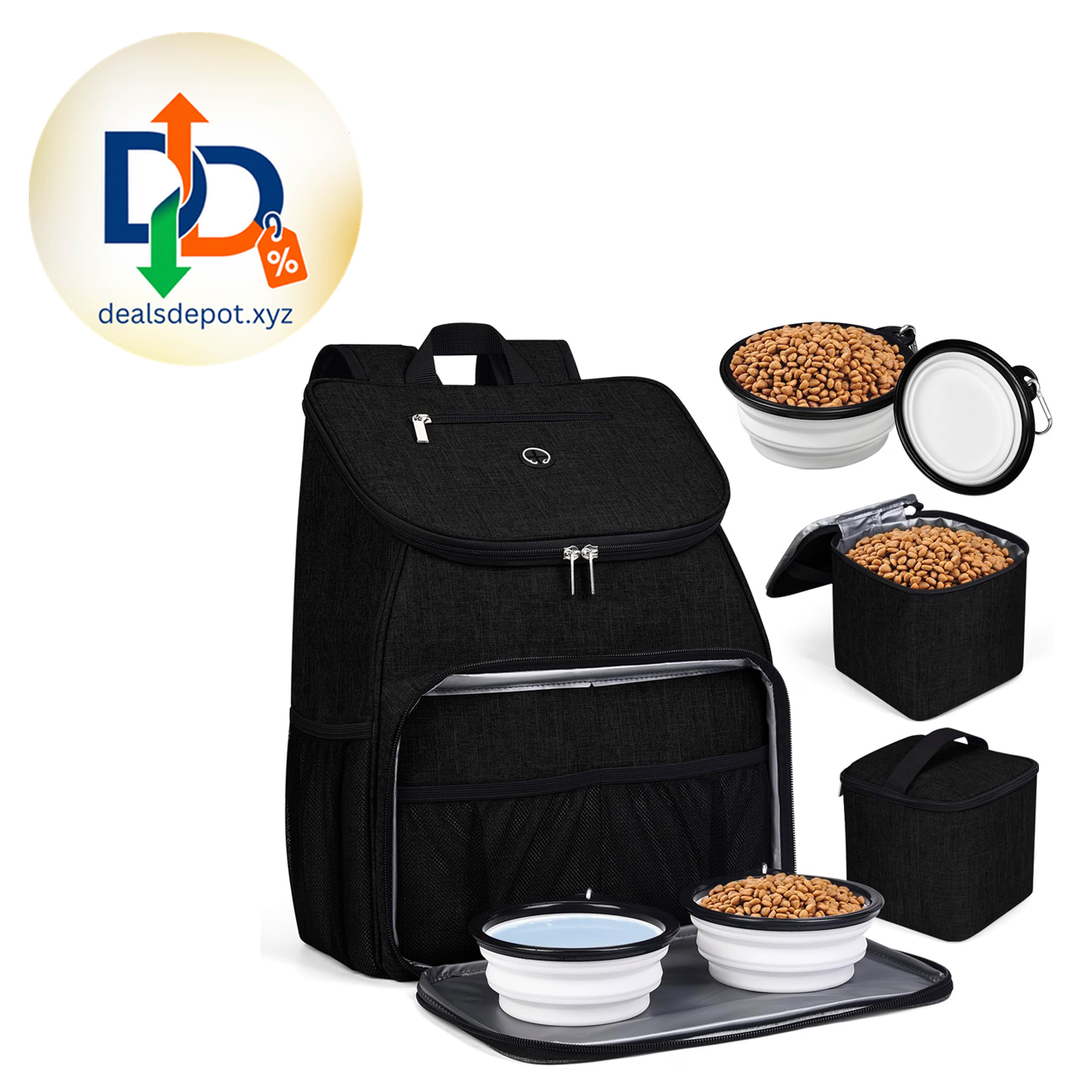 BAGLHER Dog Travel Backpack – Airline-Approved Pet Travel Set