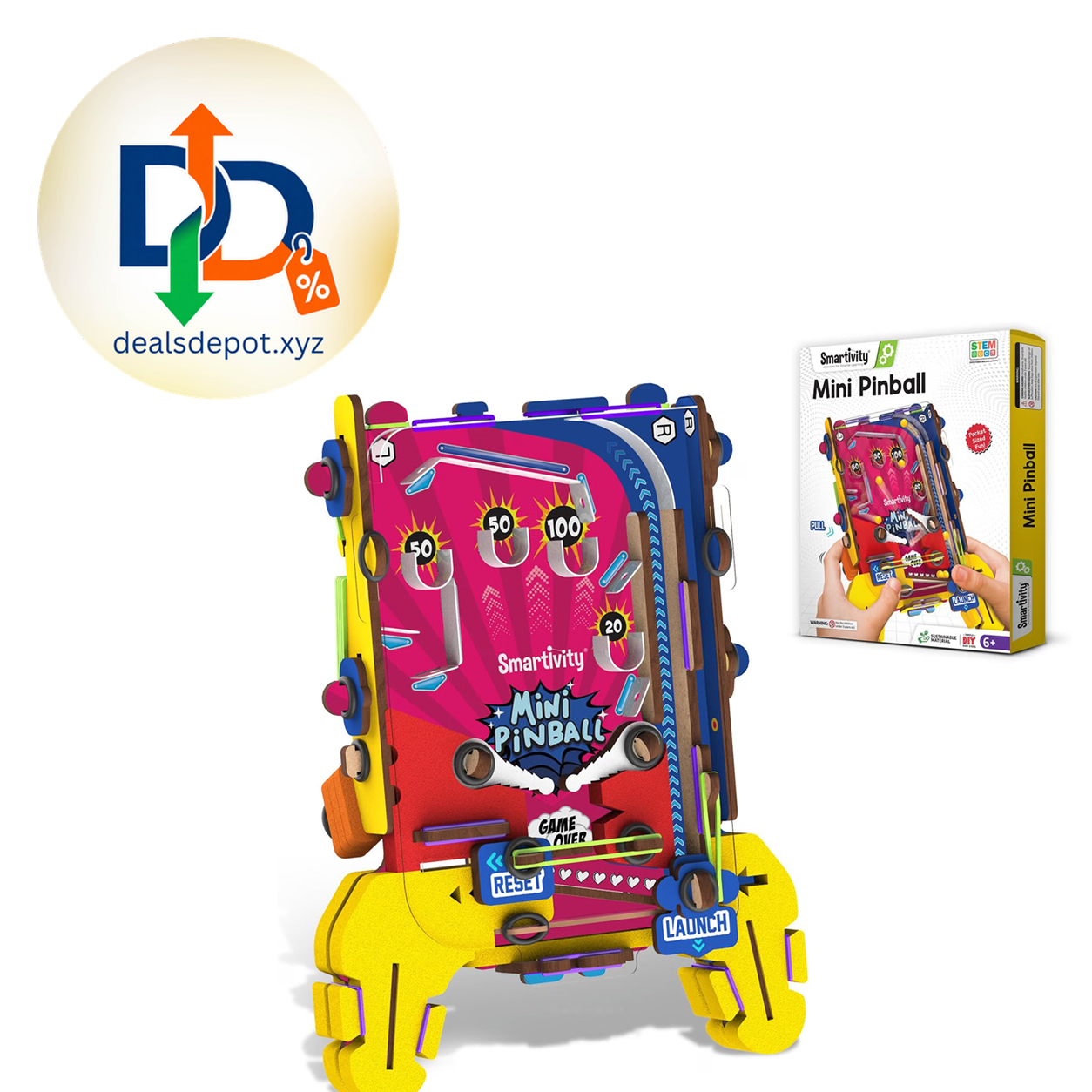 Smartivity Mini Pinball Machine – DIY STEM Toy