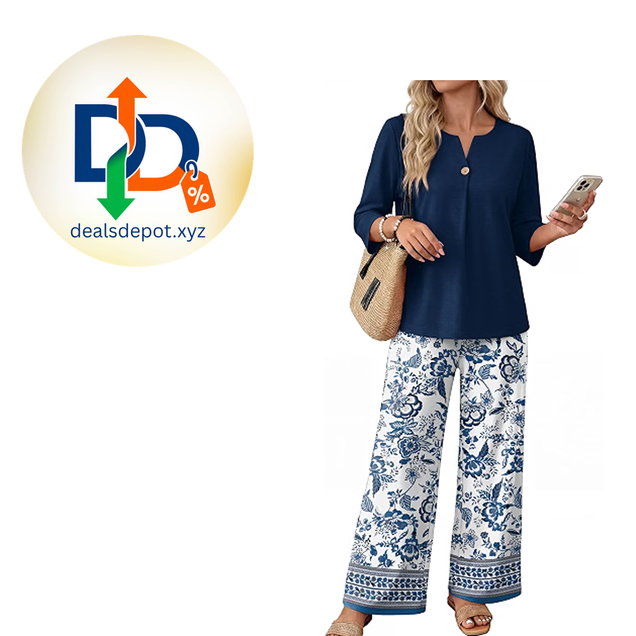 WIHOLL Women’s 2-Piece Lounge Set