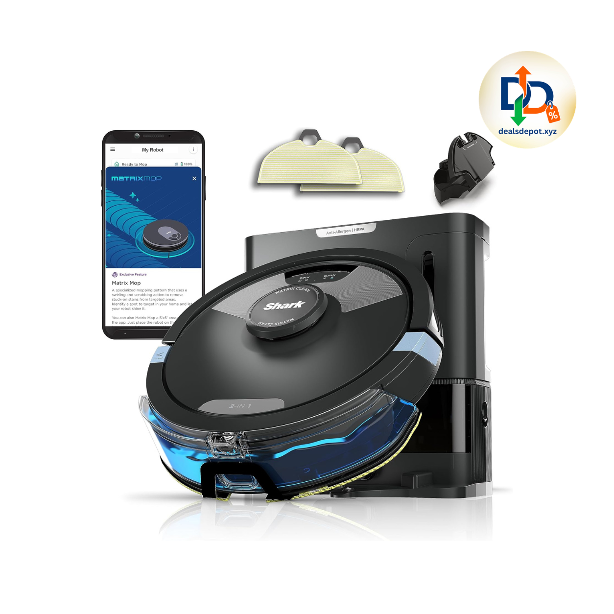 Shark Matrix Plus 2-in-1 Robot Vacuum & Mop