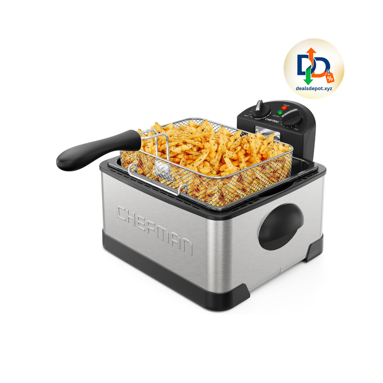 Chefman 4.5L Stainless Steel Deep Fryer