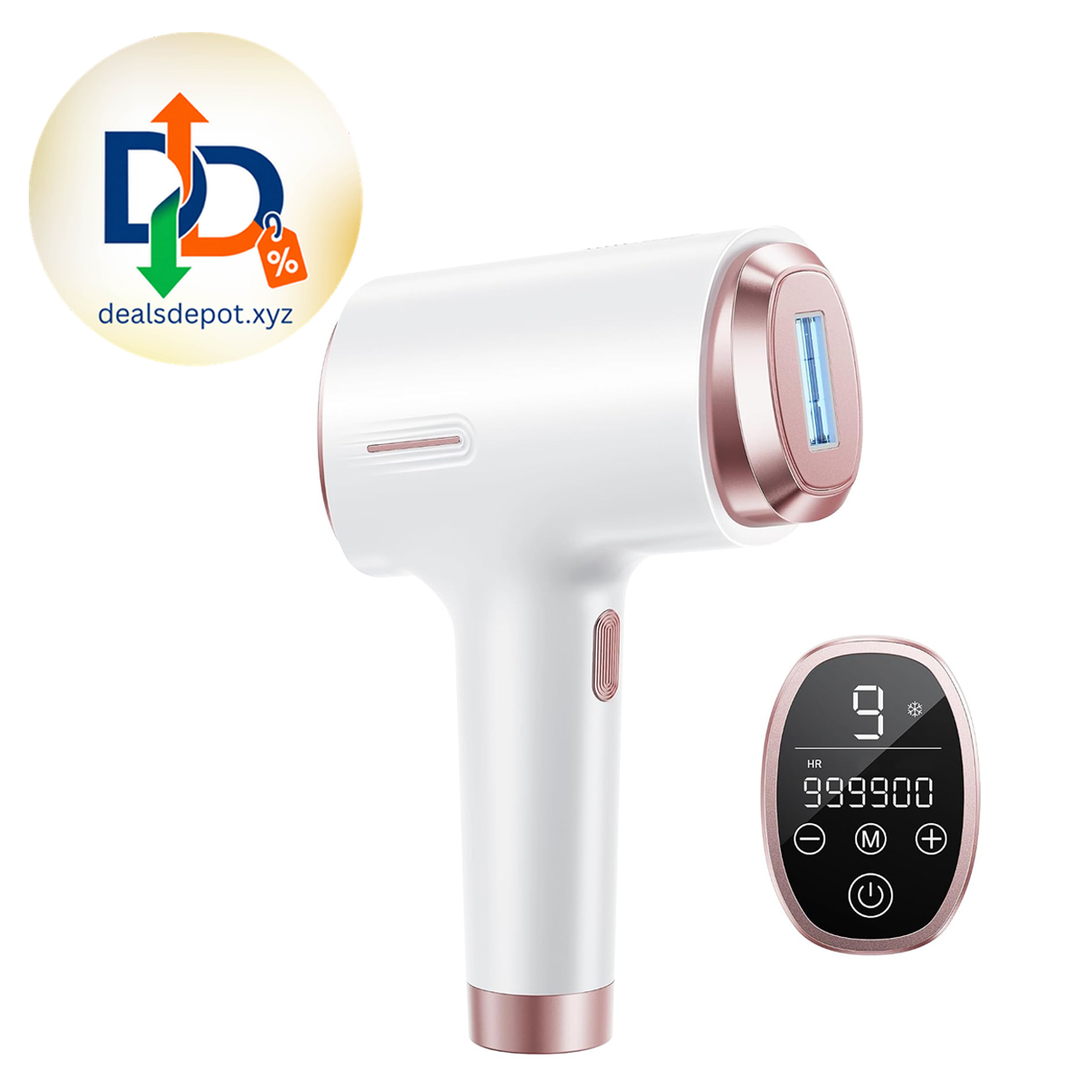 Ubroo IPL Laser Hair Removal Device, 2026 Home Cooling IPL, Gift for Women 96% Hair Reduction, 45°F Ice Cooling & 9 Energy Level, Long-Lasting Results for Armpits Bikini Legs Arms Face
