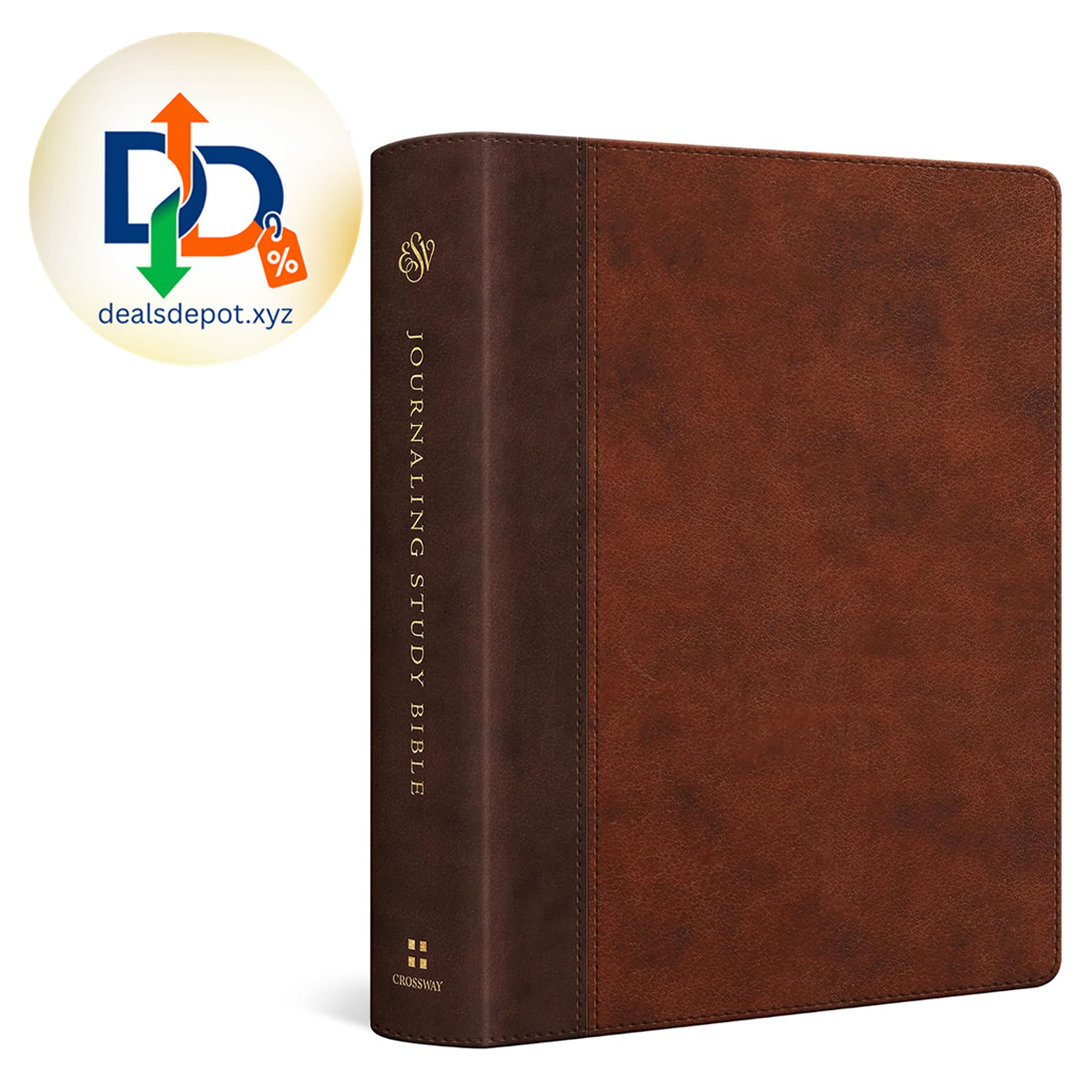 ESV Journaling Study Bible (TruTone, Brown/Chestnut, Timeless Design): Holy Bible, English Standard Version