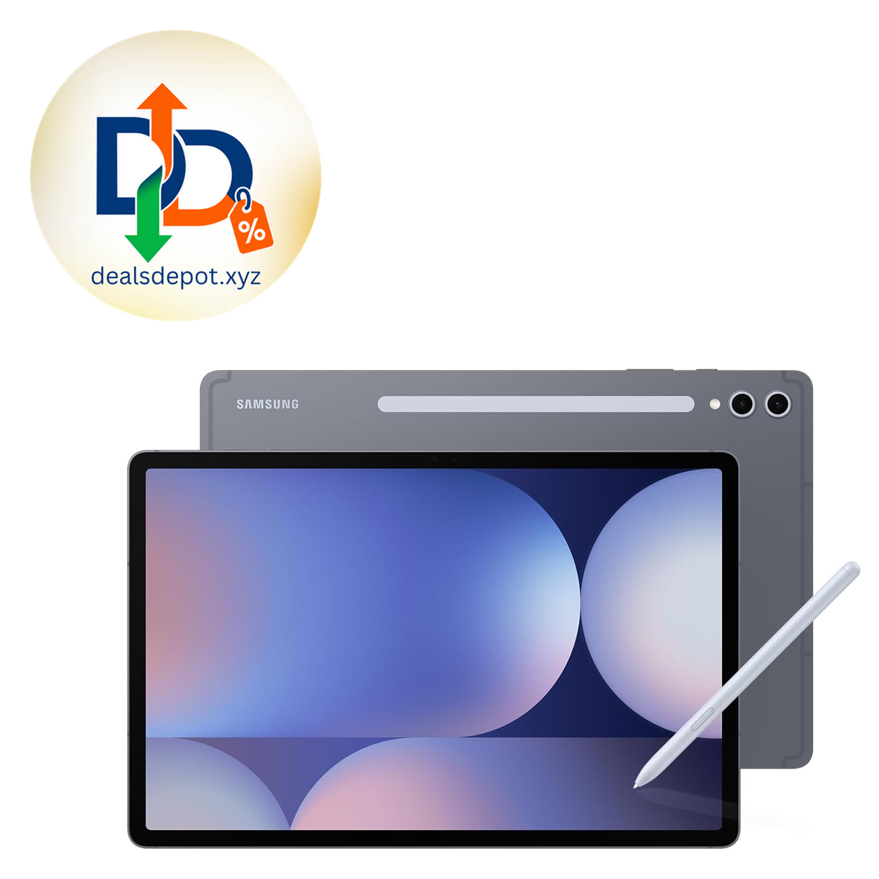 Samsung Galaxy Tab S10+ Plus 12.4” 512GB Android Tablet, Moonstone Gray Galaxy AI Tools, Circle to Search, AMOLED 2X Display, Long Battery Life, Durable Design, S Pen for Note-Taking, US Version