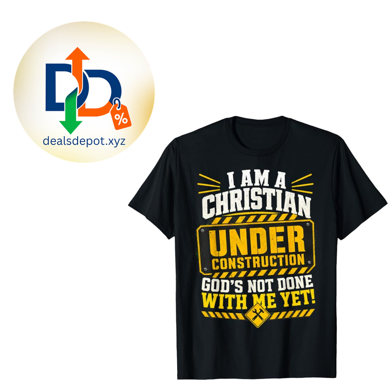 Christian “God’s Not Done with Me” T-Shirt
