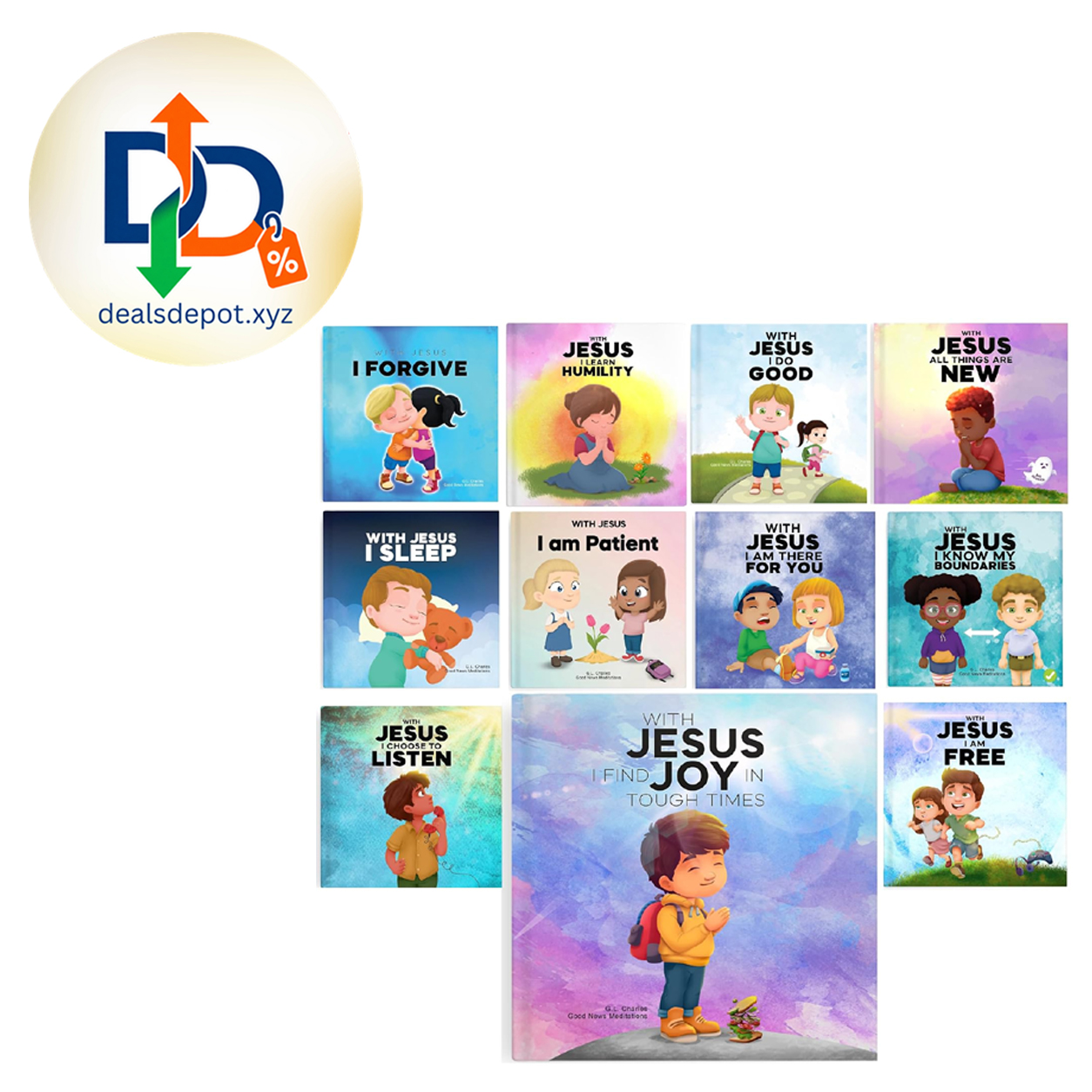 With Jesus Series: Bible Stories for Kids – Inspiring Children to Overcome Challenges Using God's Word