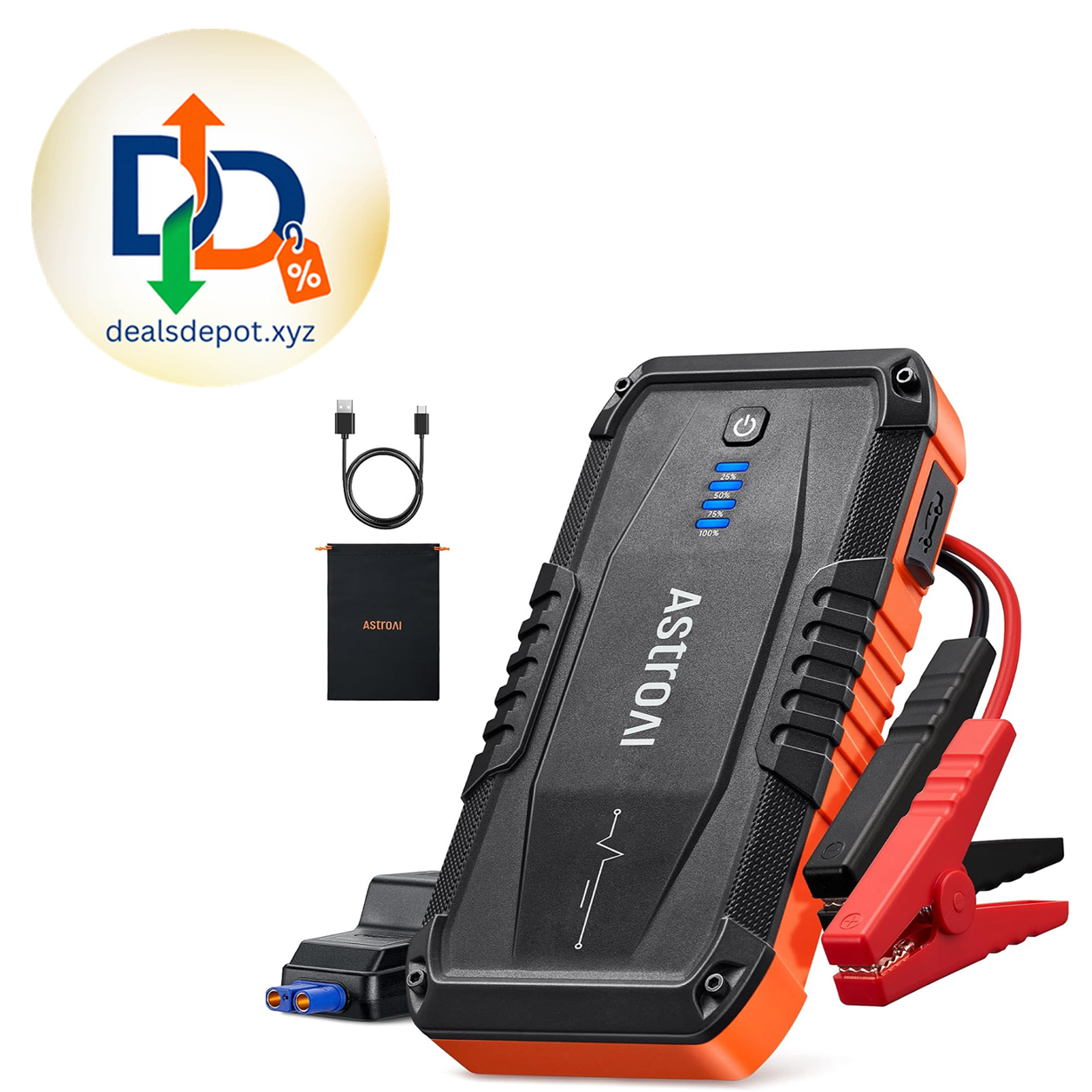 AstroAI S8 1500A Car Battery Jump Starter