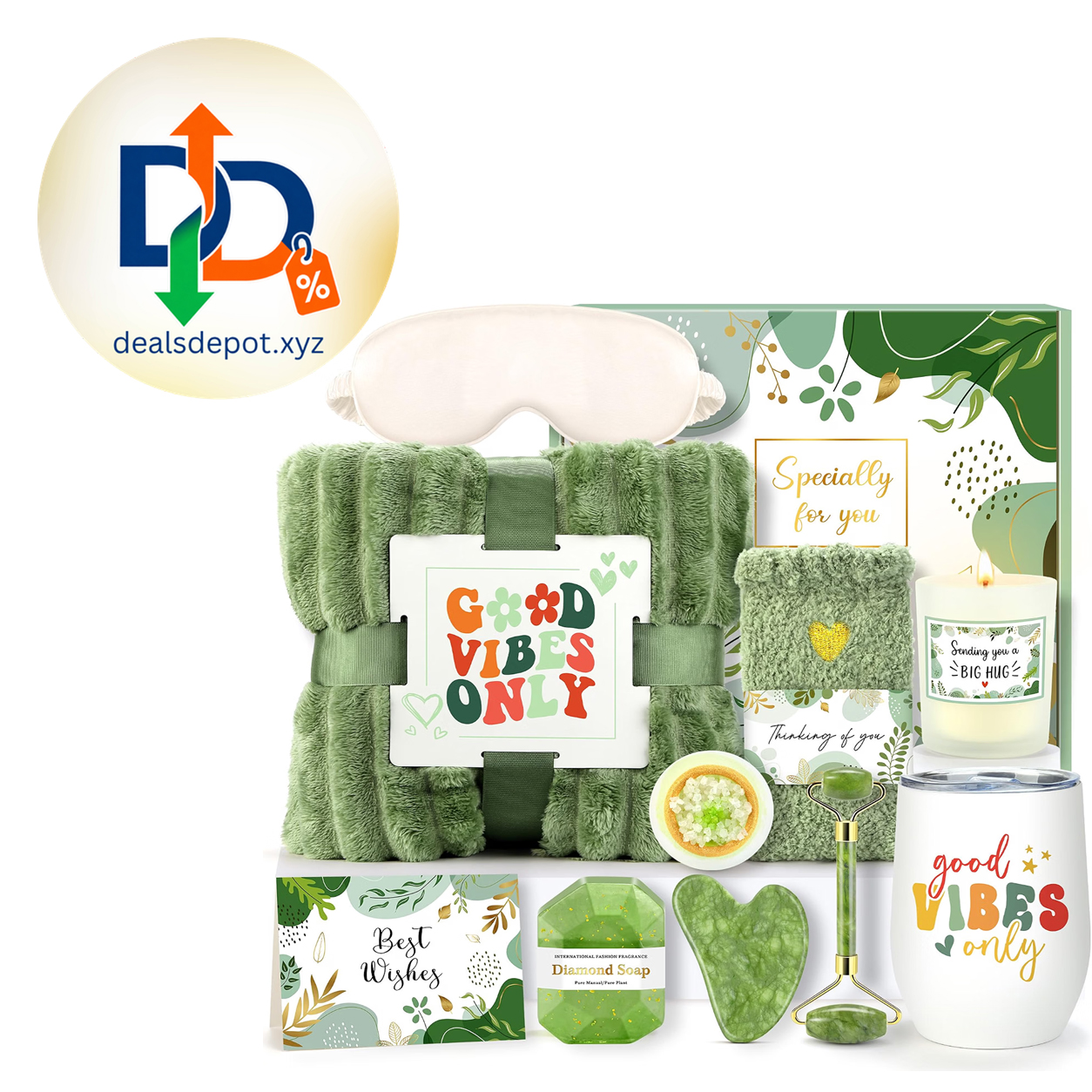 Self-Care Gift Basket for Women – Relaxation & Get Well Soon Gift Set