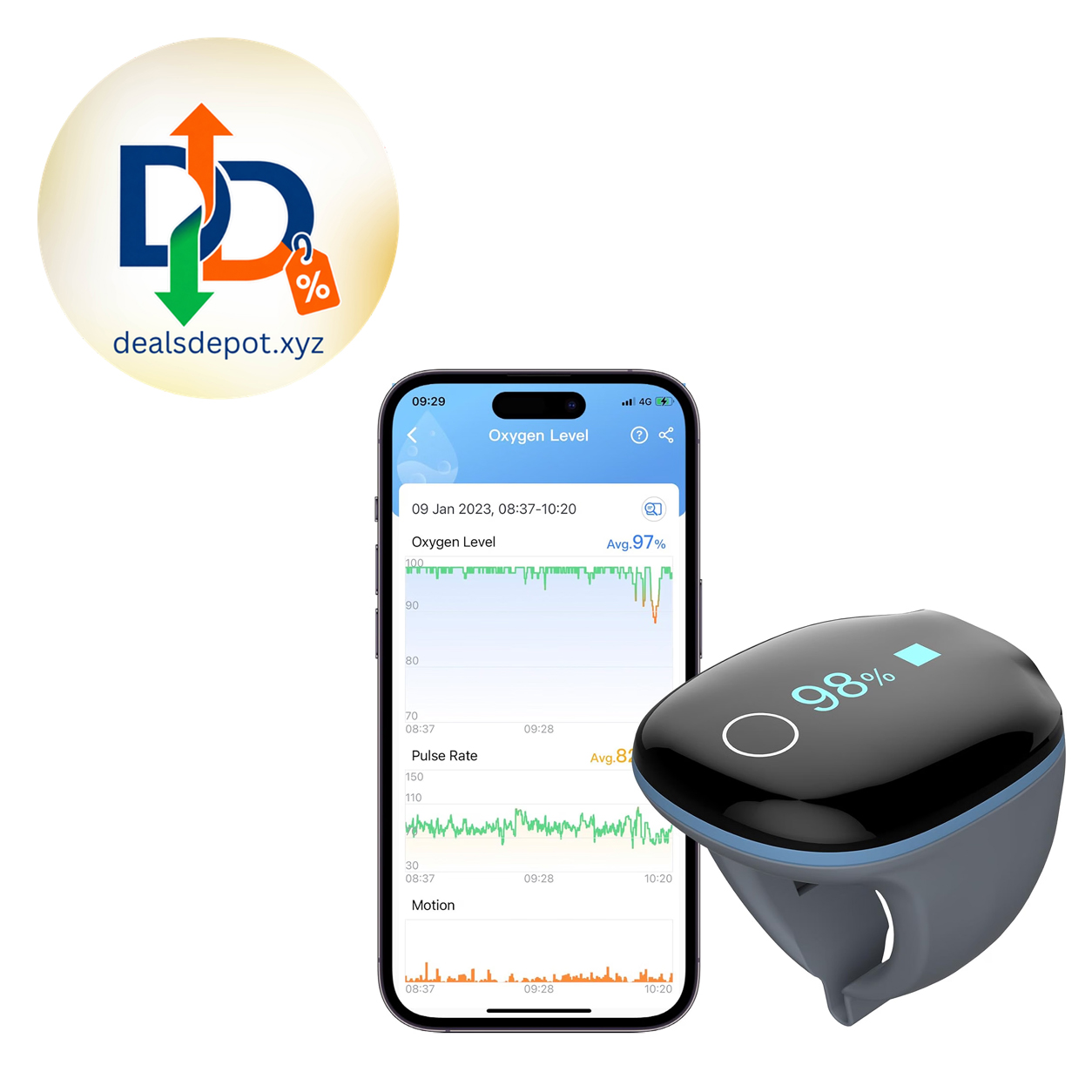 Wellue O2Ring Oxygen Monitor