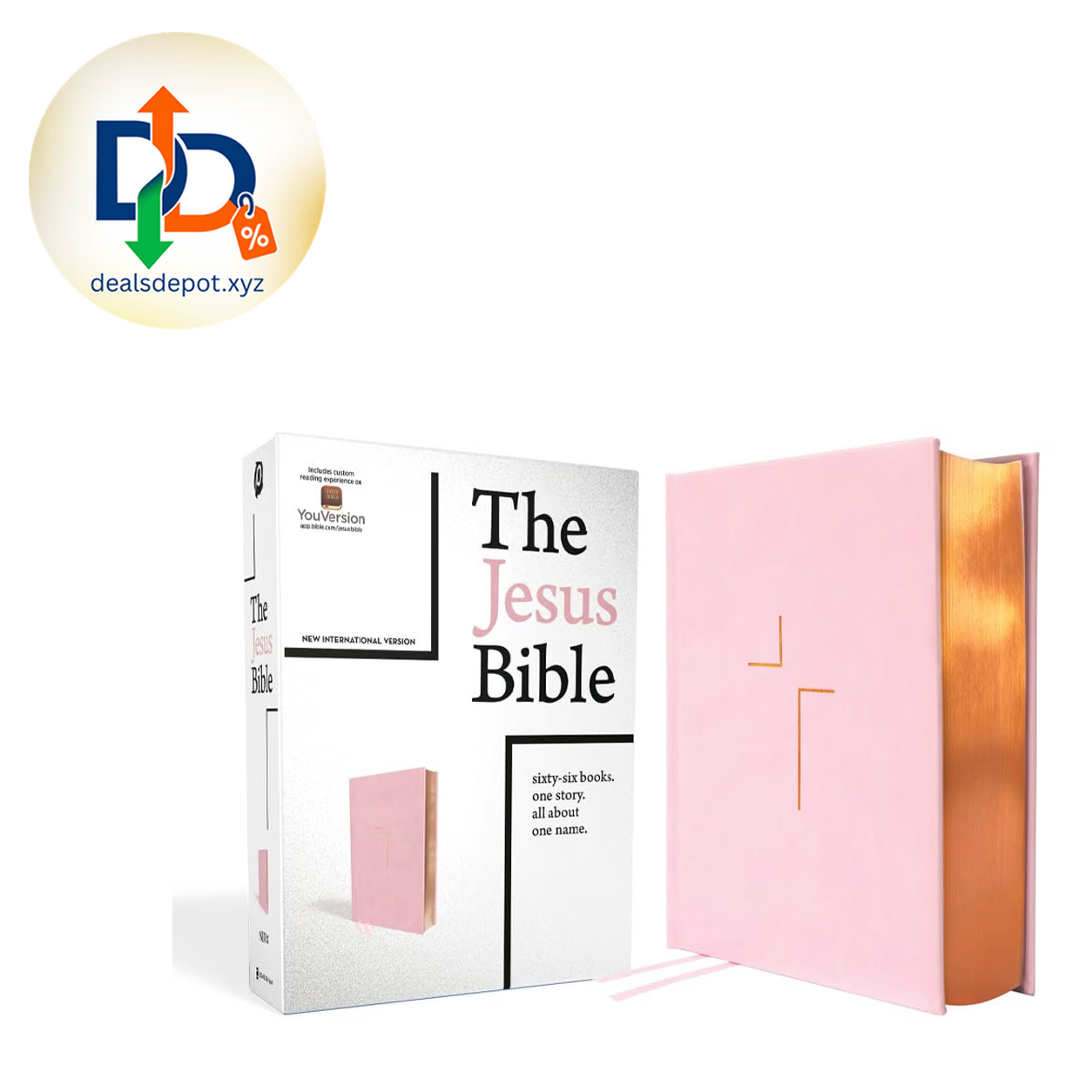 The Jesus Bible NIV Edition – Pink Leathersoft