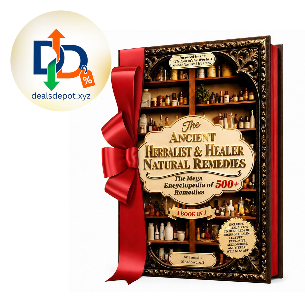 The Ancient Herbalist & Healer Natural Remedies. 4 Books in 1 The Mega Apothecary Encyclopedia: 500+ Remedies for Daily Wellness, Beauty, Hormonal ... Home, Inspired by Natural Health Teachings