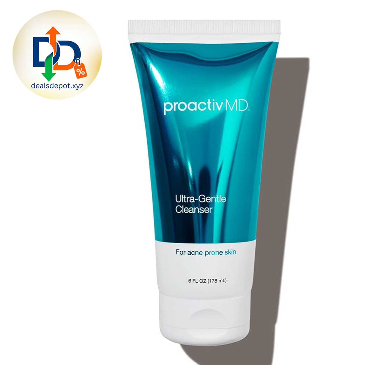 ProactivMD Ultra Gentle Face Cleanser, Sensitive Skin Formula, 6 Fl Oz Cleanses sensitive skin without over-drying.