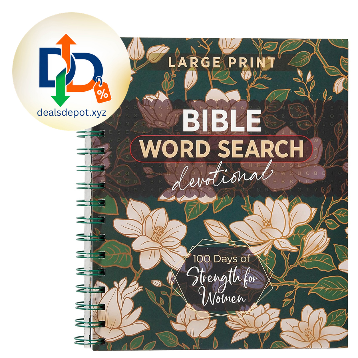 100 Days of Strength for Women: Bible Word Search Devotional