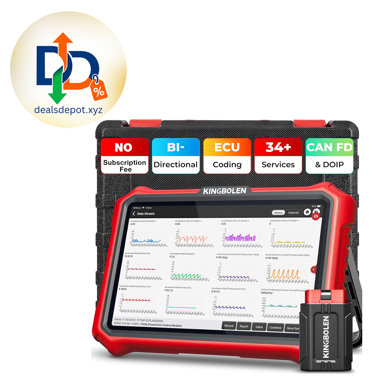 KINGBOLEN K8 Pro OBD2 Scanner