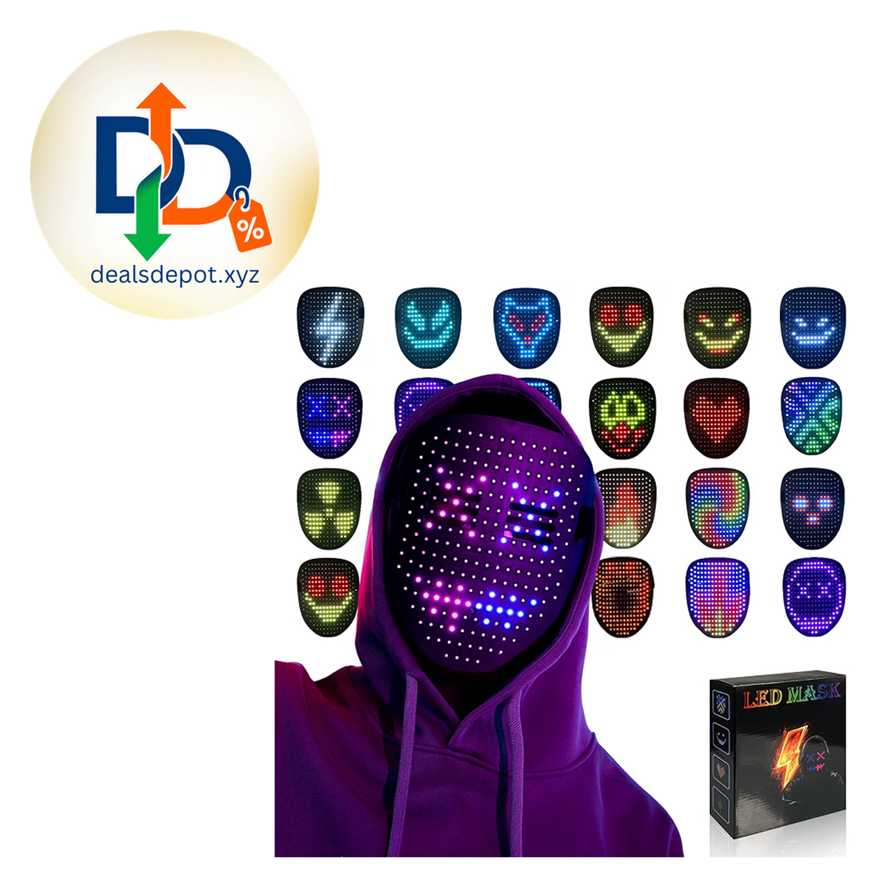 LED Light-Up Mask – Gesture Sensing