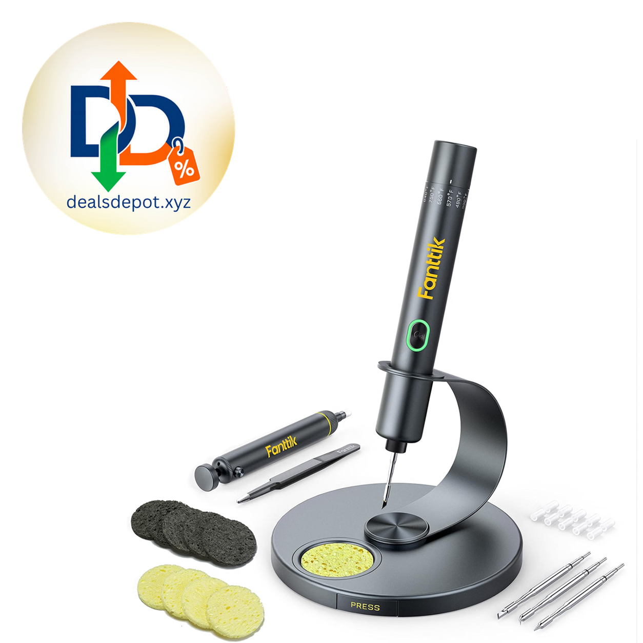 Fanttik T1 Max Cordless Soldering Iron Kit – Fast Heating