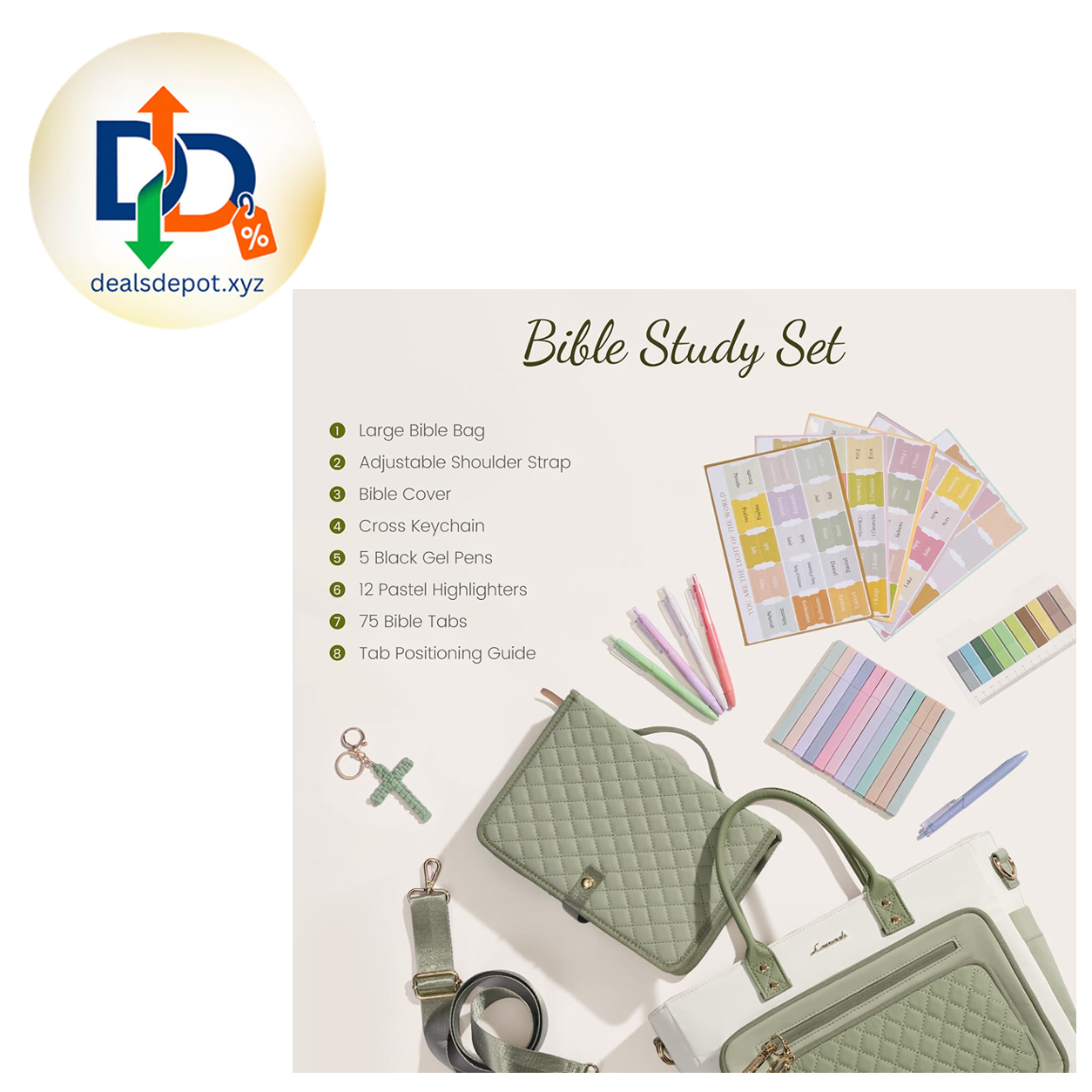 LOVEVOOK Large Bible Tote Bag for Women