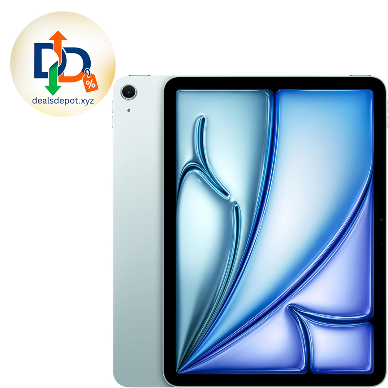 Apple iPad Air 11-inch (M4): Liquid Retina Display, 256GB, 12MP Front/Back Camera, Wi-Fi 7 with Apple N1, Touch ID, All-Day Battery Life — Blue