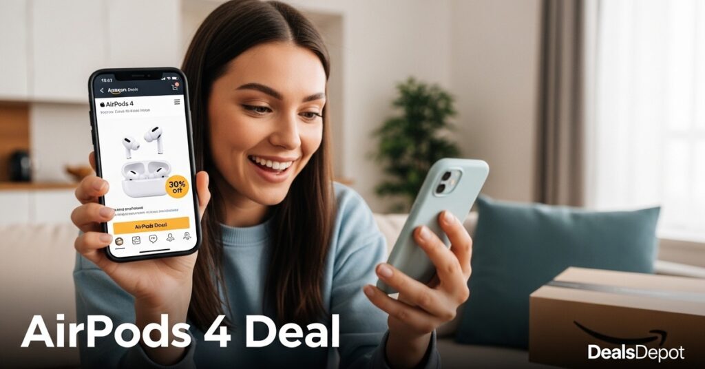 Save 30% on AirPods 4 at Amazon with limited-time offer