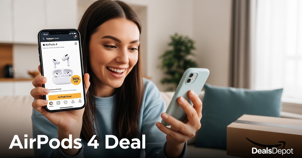Save 30% on AirPods 4 at Amazon with limited-time offer